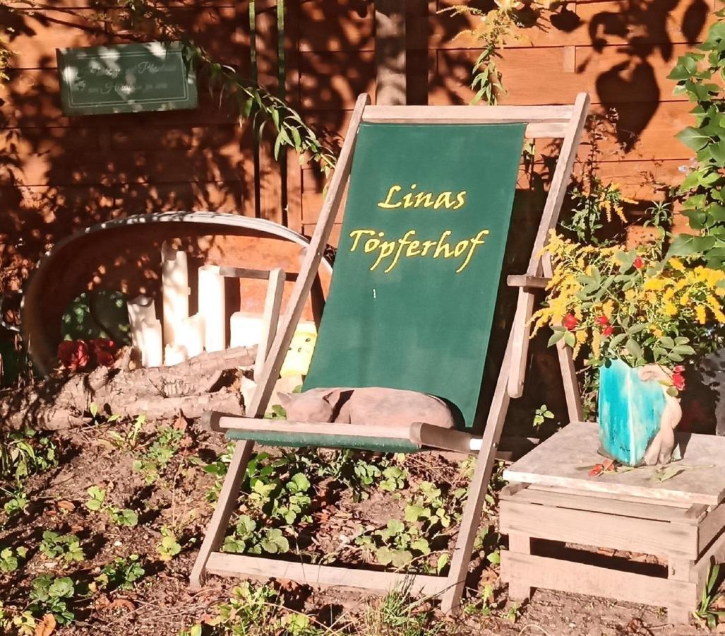 Linas Toepferhof Apartamento Weißenfels Exterior foto